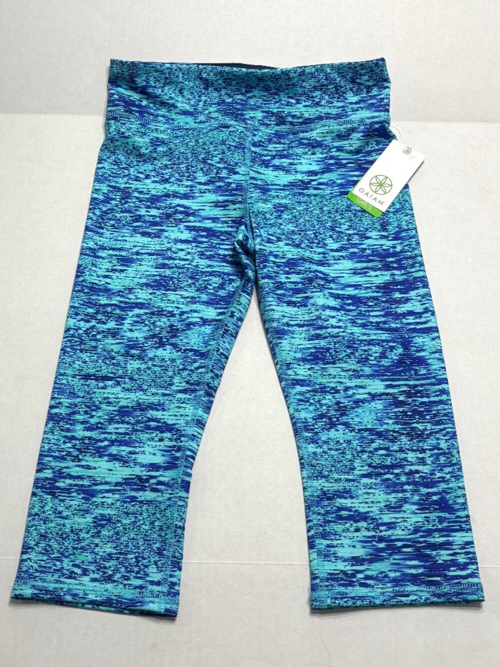 NWT Gaiam Girl's Space Dye Capris Size 16